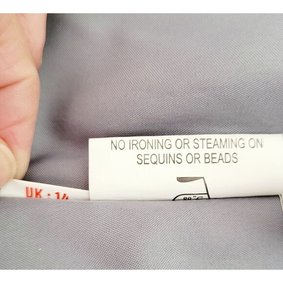 JADE COUTURE GRAY LACE Women Sheath Dress FORMAL MOTHER OF BRIDE SLEEVELESS 12 - Picture 11 of 11